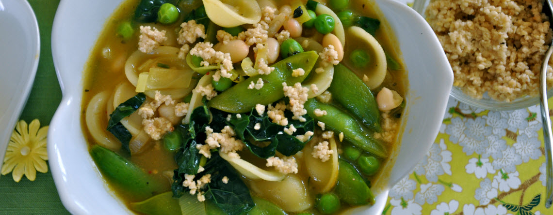 Ordinary Vegan’s Spring Green Minestrone Soup