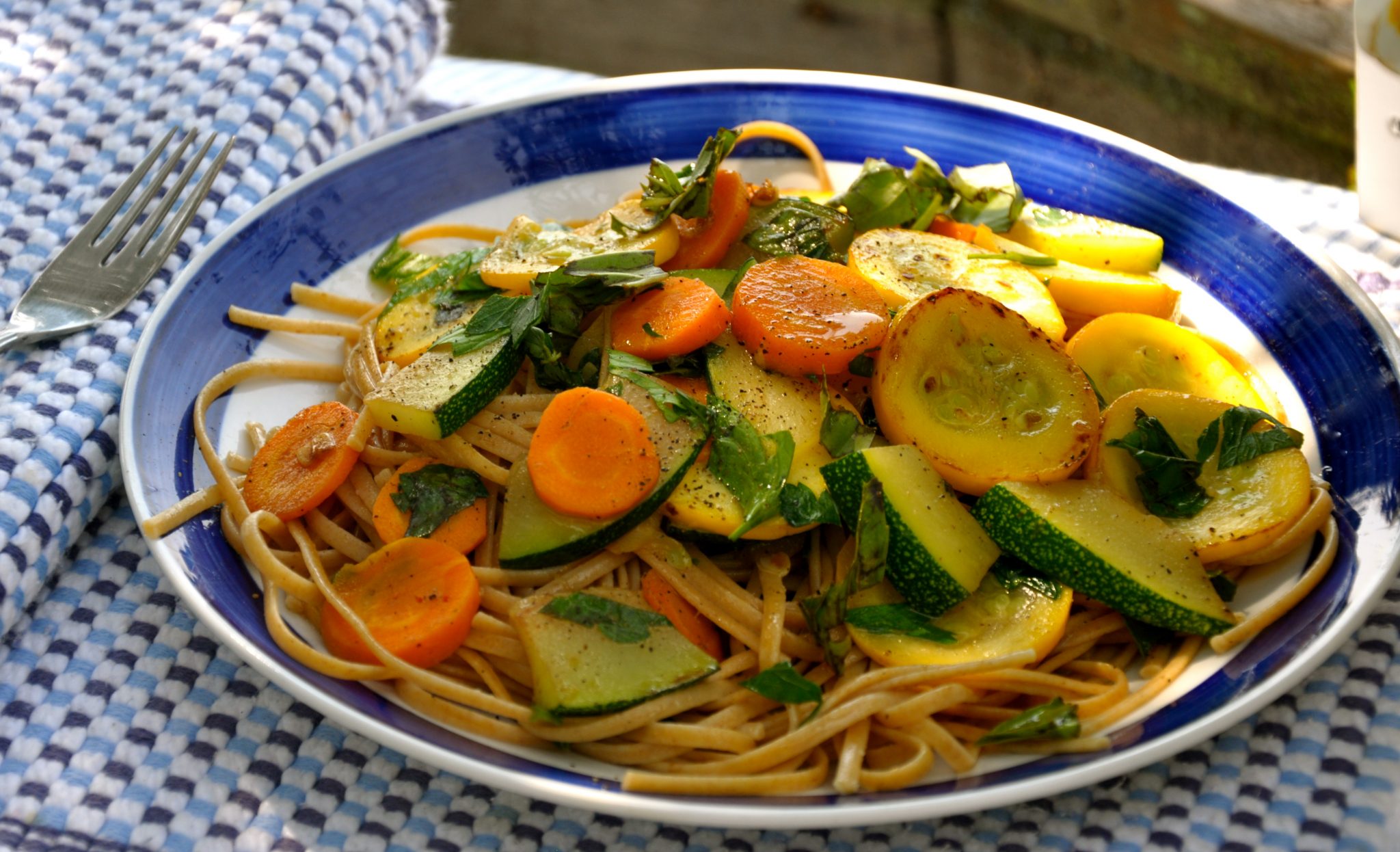 Spaghetti with Zucchini and Carrots