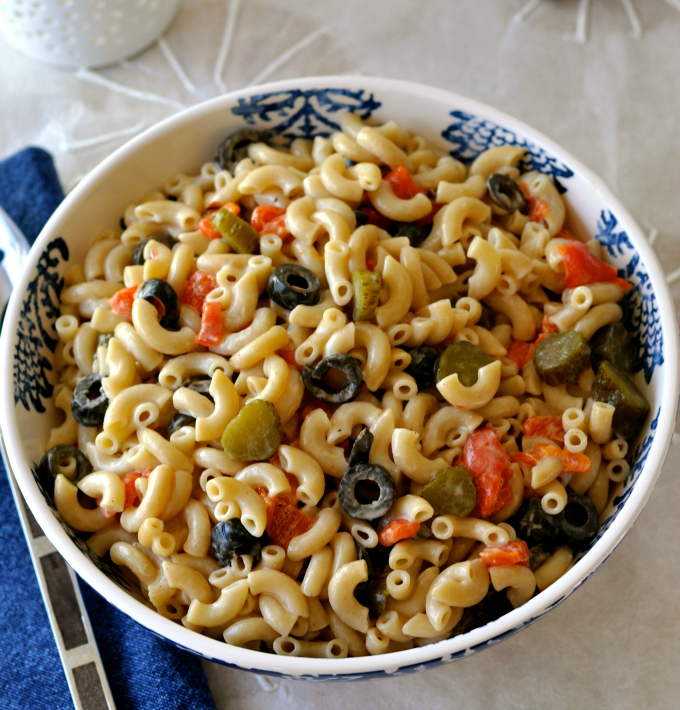 Vegan Macaroni Salad For Your Summer Holiday Parties